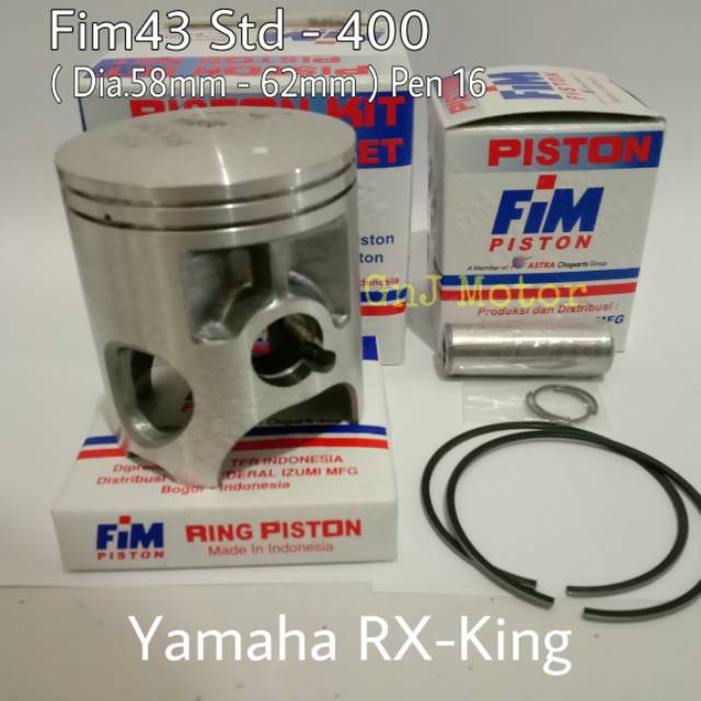 Seher Piston Kit FIM RX King | RXKing | RXK Pin 16