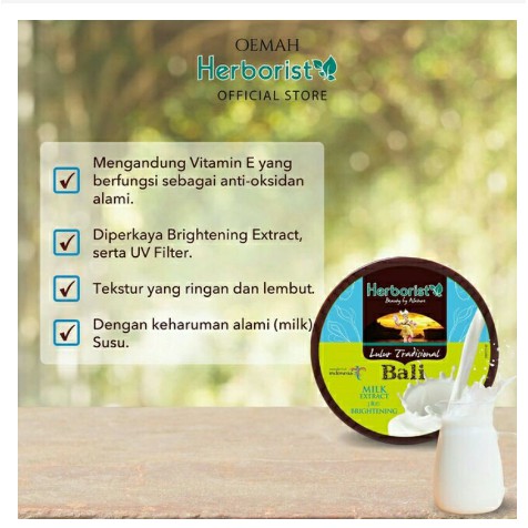 Lulur Tradisional Bali Milk 100gr / Lulur badan Tradisional / Lulur Susu