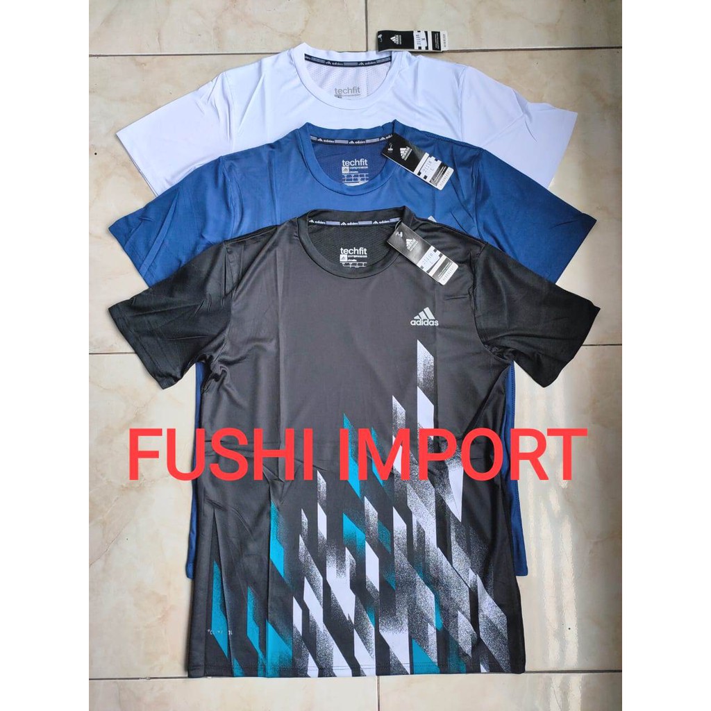 HQ 2111# KAOS RUNNING OLAHRAGA TRAINING DRYFIT CRYSTAL SILK IMPORT / DRYFIT PRIA ADEM DINGIN