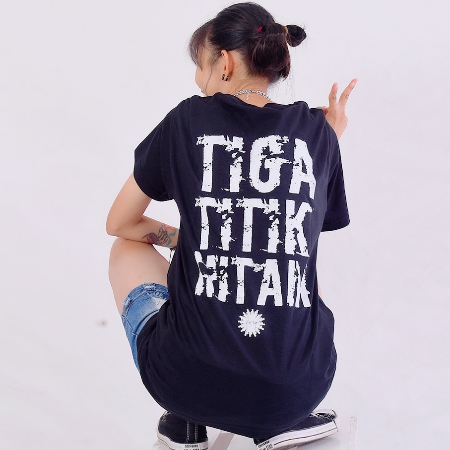 Kaos Musik Band Metal Murah Burgerkill Tiga Titik Hitam