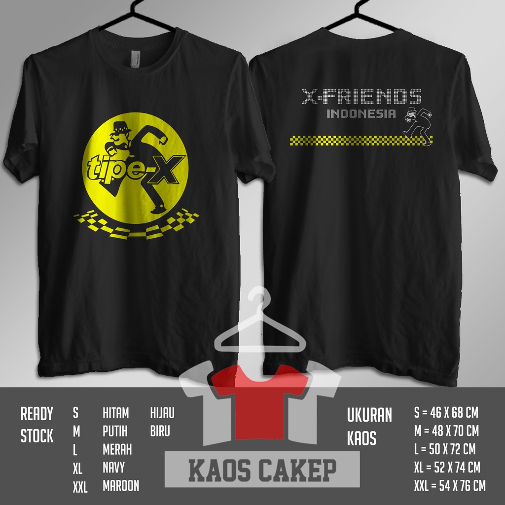 Kaos Band Tipe X X Friends Indonesia Baju Distro