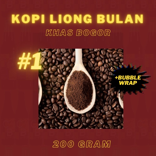 

Bny31 Kopi Liong 200gr TANPA GULA Khas Bogor