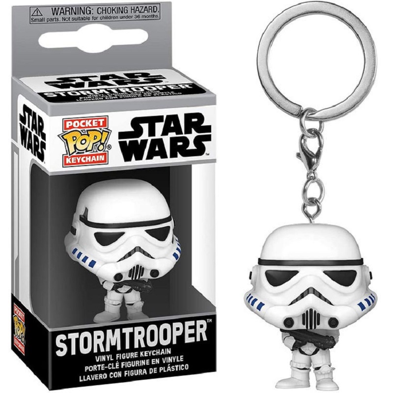 Gantungan Kunci Funko POP Star Wars Bahan PVC Untuk Hadiah