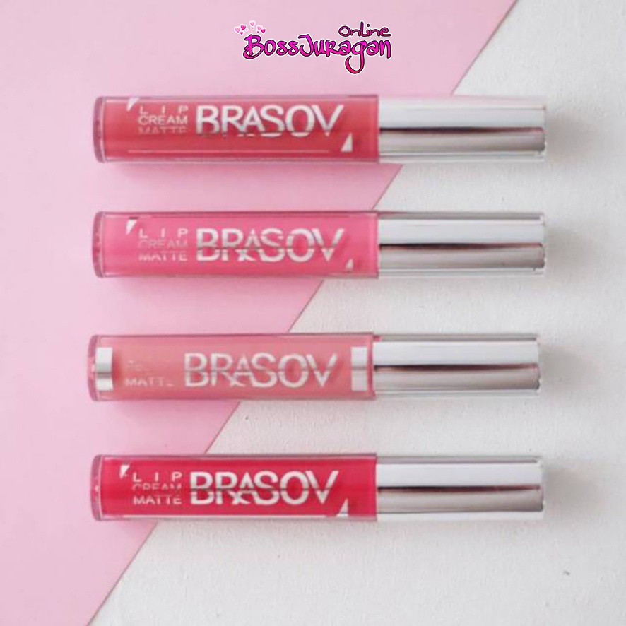 (BOSS) BRASOV LIP CREAM MATTE -  LIP CREAM MATTE FREASH &amp; LONG LASTING  BRASOV