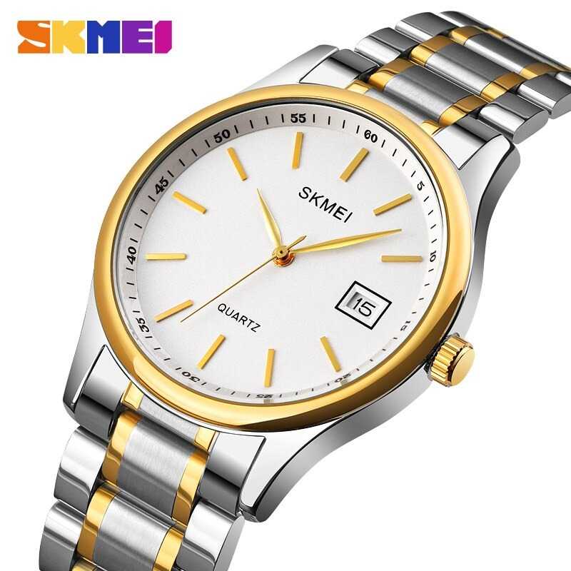 Jam Tangan Pria Analog Stainless Original SKMEI 1692-1