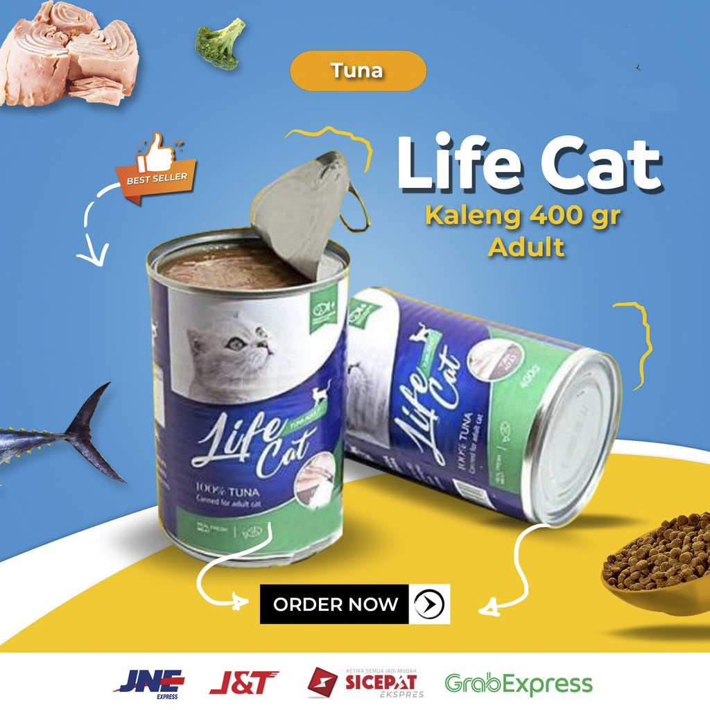 Life Cat 400gr Kaleng Makanan Kucing Basah