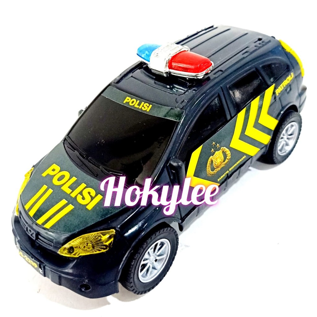 MAINAN MOBIL POLISI SEDAN MINI TARIK NO.55-229P