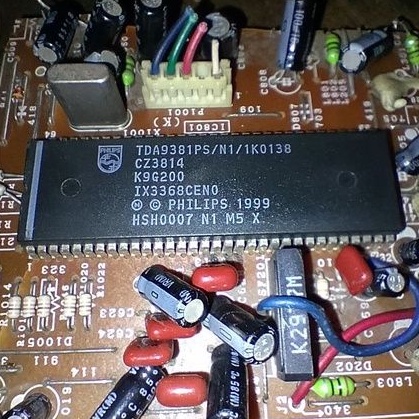 ic tv Sharp tda9381ps/n1k0138 baca deskripsi