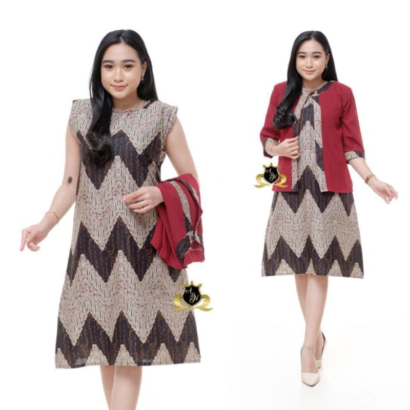 Cp dress bolero zigzag