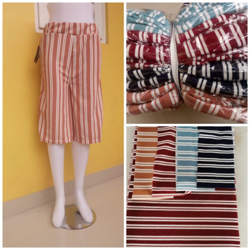 CELANA KULOT PENDEK WANITA/KULOT 7/8 CREPE-1