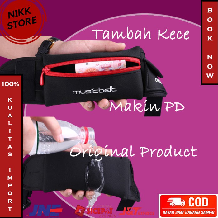 Tas Kecil Pria Mini Lari Slempang Sport Gym Selempang Pria Waistbag AB459