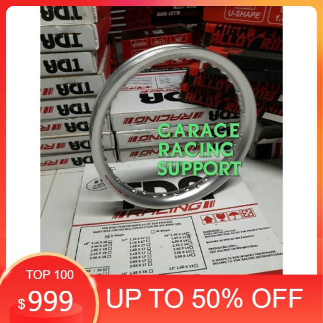 BIG PROMO PROMO VELG TDR 160 140 14 SILVER USHAPE SETENGAH LINGKAR OVAL   *