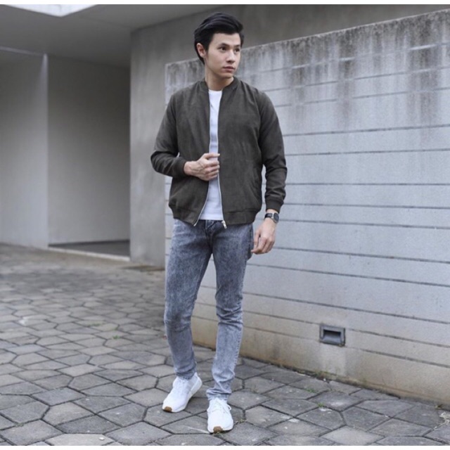 Trucker and Suede Jacket Male Id @male.id