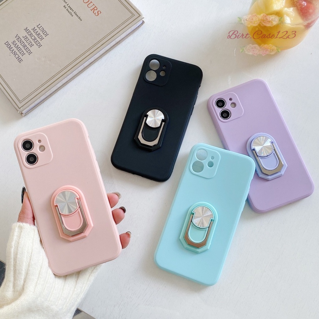 CASE SOFTCASE SILIKON MACARON PELINDUNG KAMERA RINGSTAND OPPO VIVO SAMSUNG XIAOMI REALME IPHONE INFINIX ALL TYPE BC6146