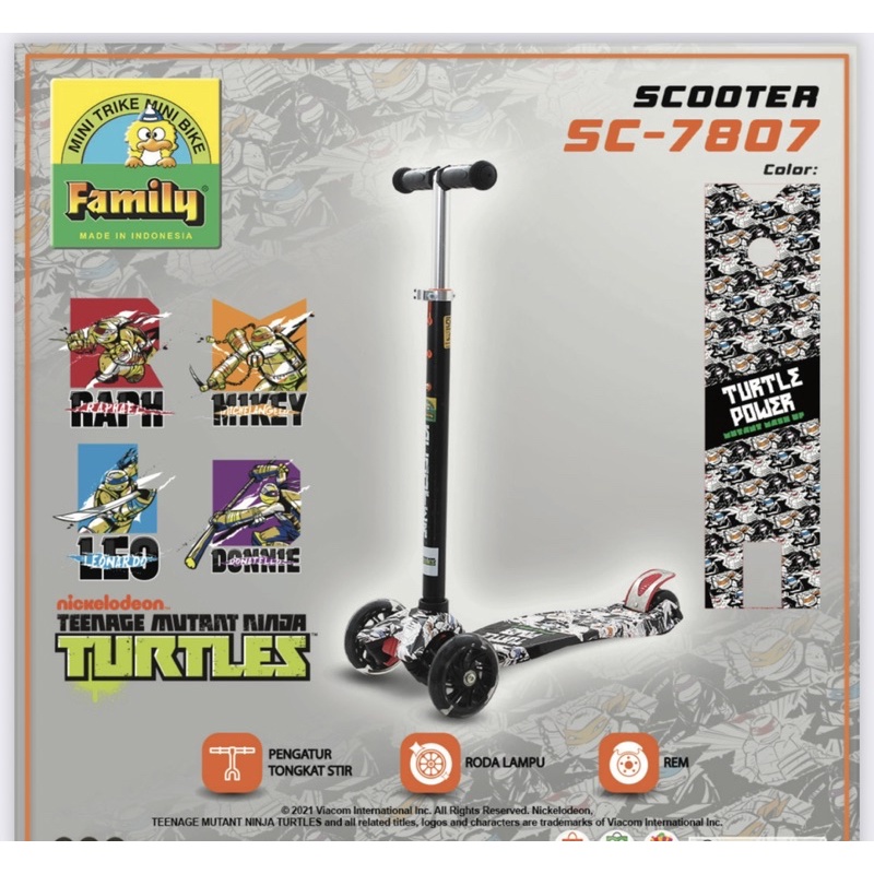 Scooter otoped Anak Roda3 Family 7807