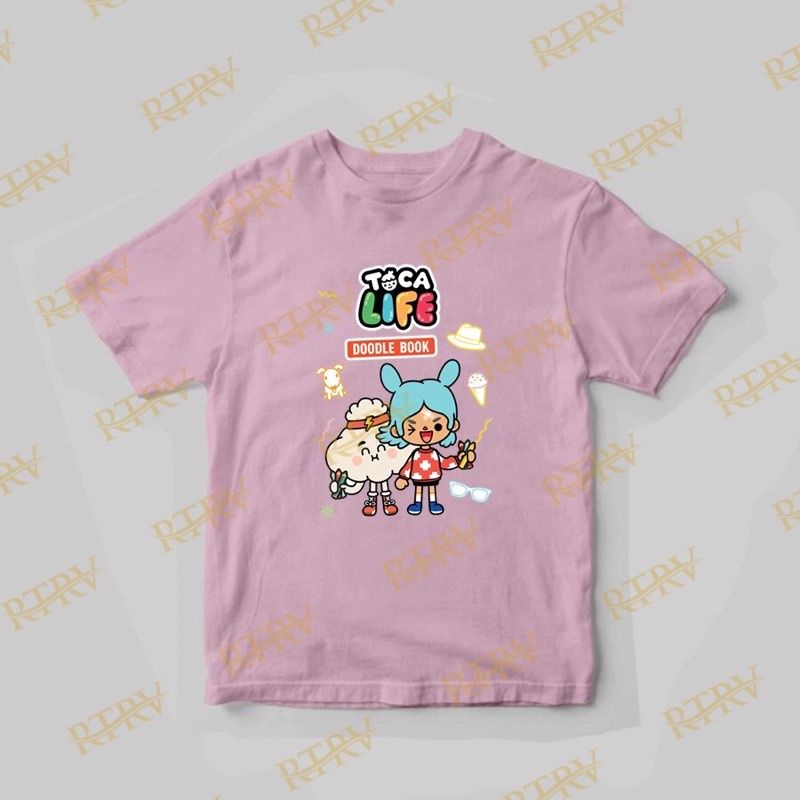 KAOS BAJU ANAK TOCA BOKA TOCA LIFE WORLD DOUBLE BOOK