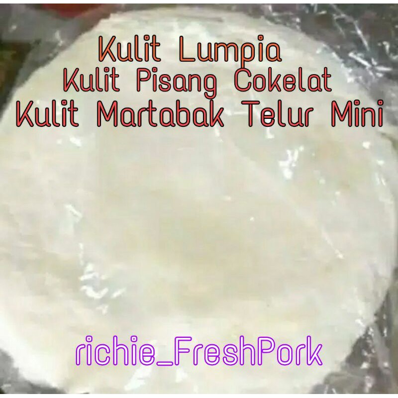 

Kulit Lumpia/Martabak/Pisang Cokelat Enak & Renyah