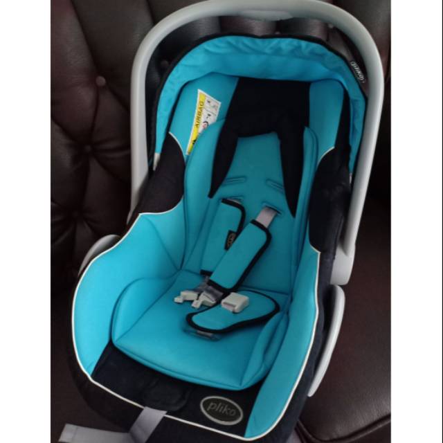Pliko PK 02 Carrier Car Seat Bayi Blue Black (Preloved)