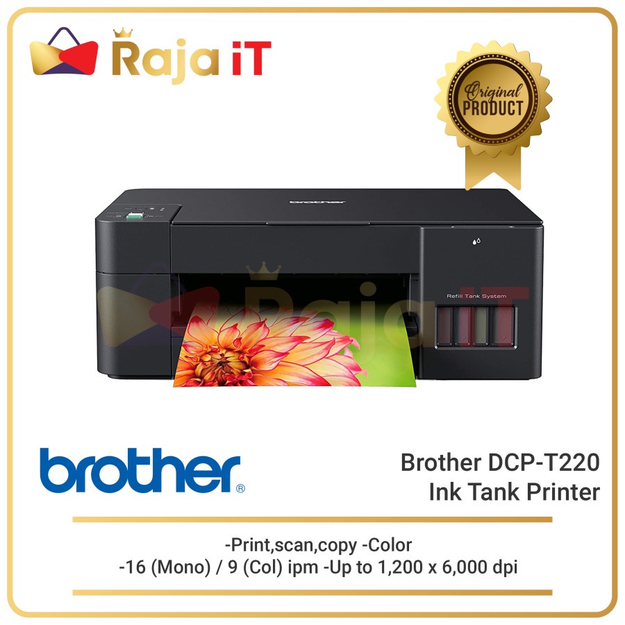 

BROTHER Printer DCP-T220 Ink Tank Printer