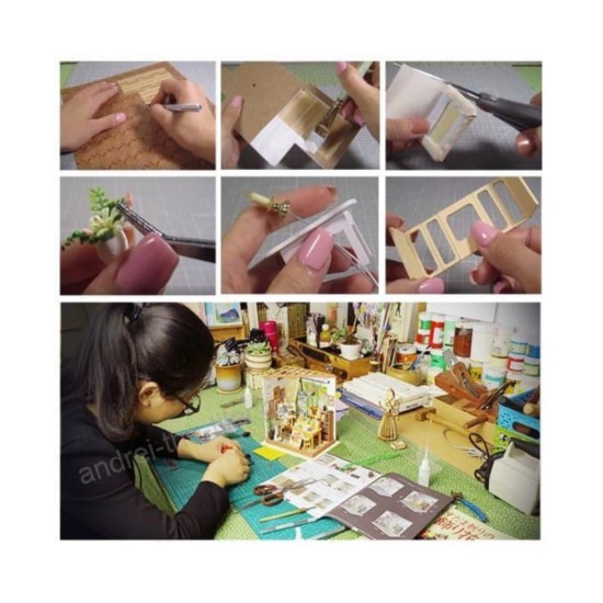 DIY Miniatur Rumah DIY Miniature House Doll House Rumah Boneka - Sunshine Study murah Berkualitas