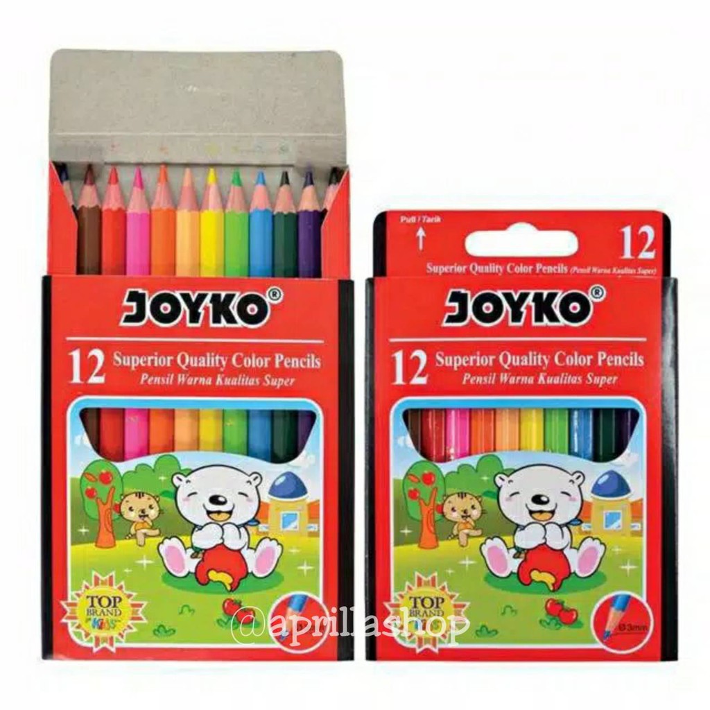 

Pensil Warna Joyko Pendek Isi 12 Warna