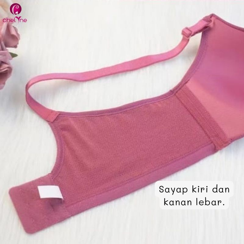 BH Chelyne Wanita Tanpa Kawat BA16 Daily Bra - Bahan Berpori - Extra Comfy