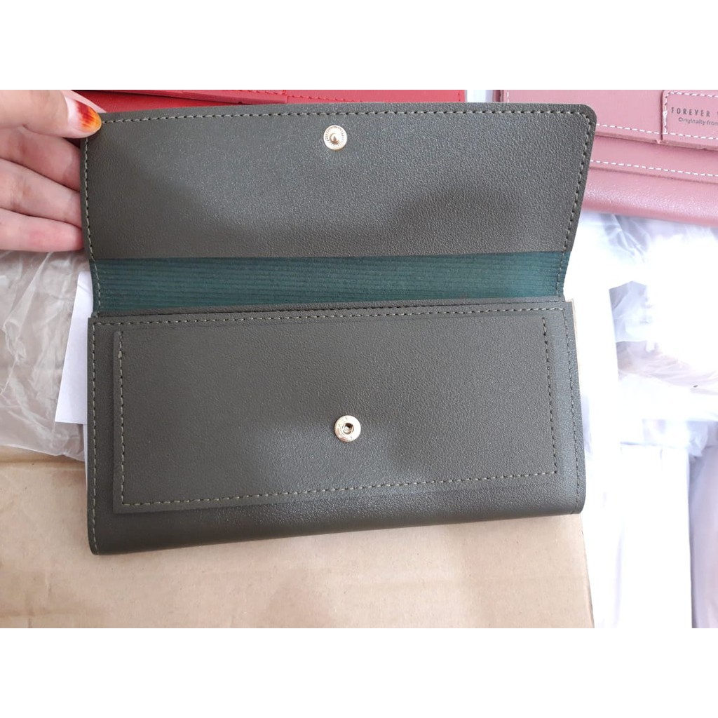 VANILLESHOP - Dompet Panjang  Wanita DFY-1001 Dompet Wanita Fashion Import Kekinian