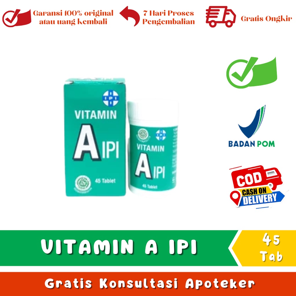 VITAMIN A IPI 45 TABLET VITAMIN MATA MURAH