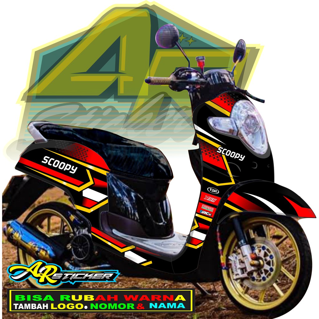 Decal scoopy Decal Scoopy full body Full Blok Decal Scopy Dekal New Fi 2017 2018 2019 2020 Simple