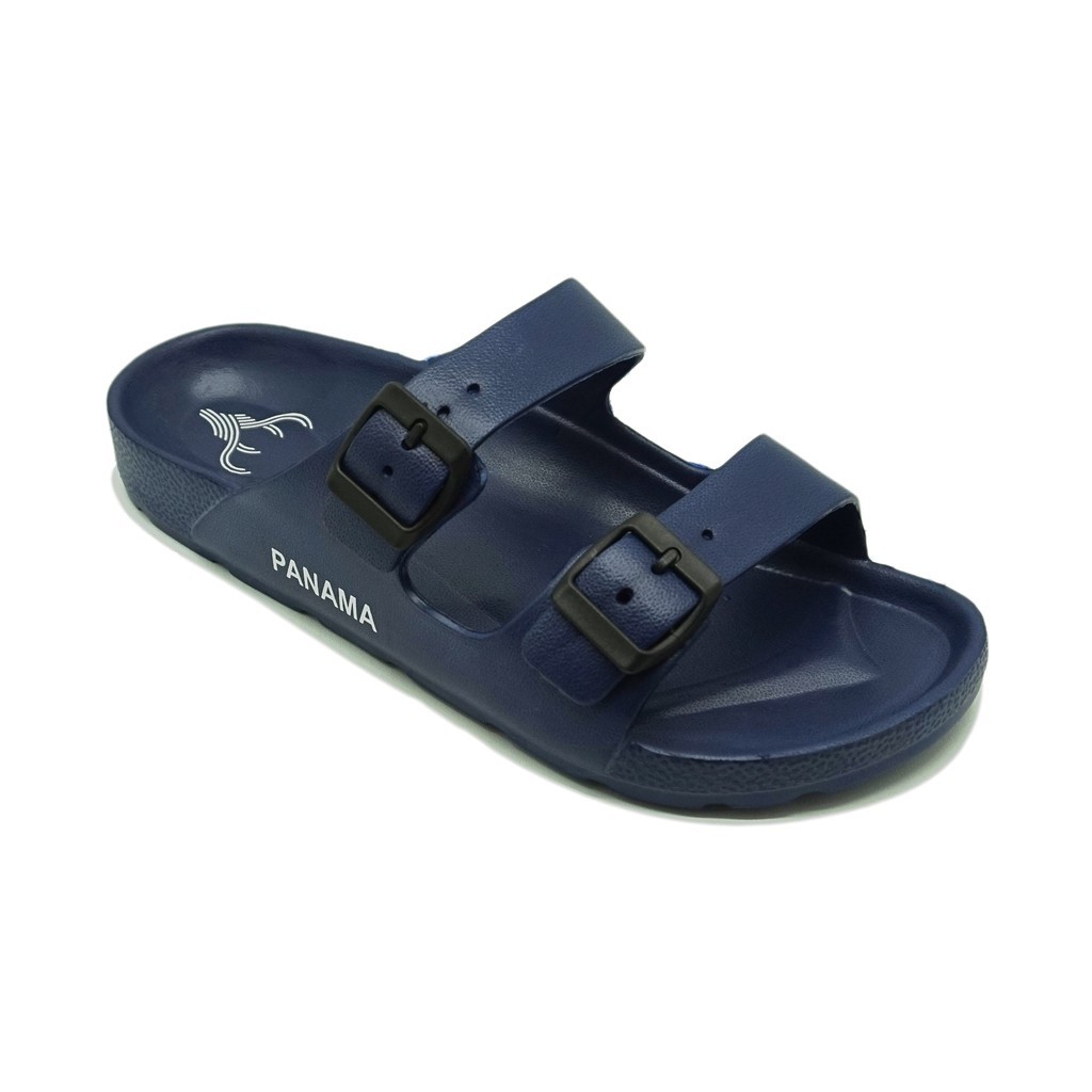 Sandal Panama Pria Torso Biru| Sendal Cowok / Sendal Pria / Slop Slip Flip Flop