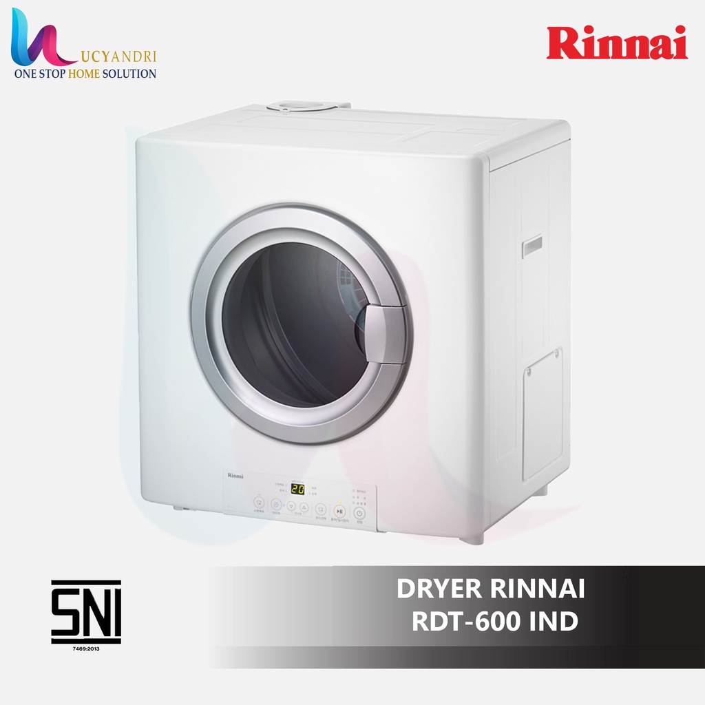 Dryer Rinnai GARANSI RESMI RDT-600 IND / RDT600IND / RDT 600 IND