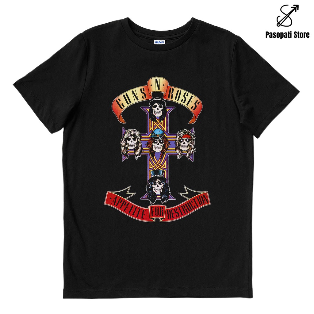 [KAOS BAND] GUNS 'N ROSES / BAJU BAND PRIA / BAJU MUSIK PASOPATI / PREMIUM