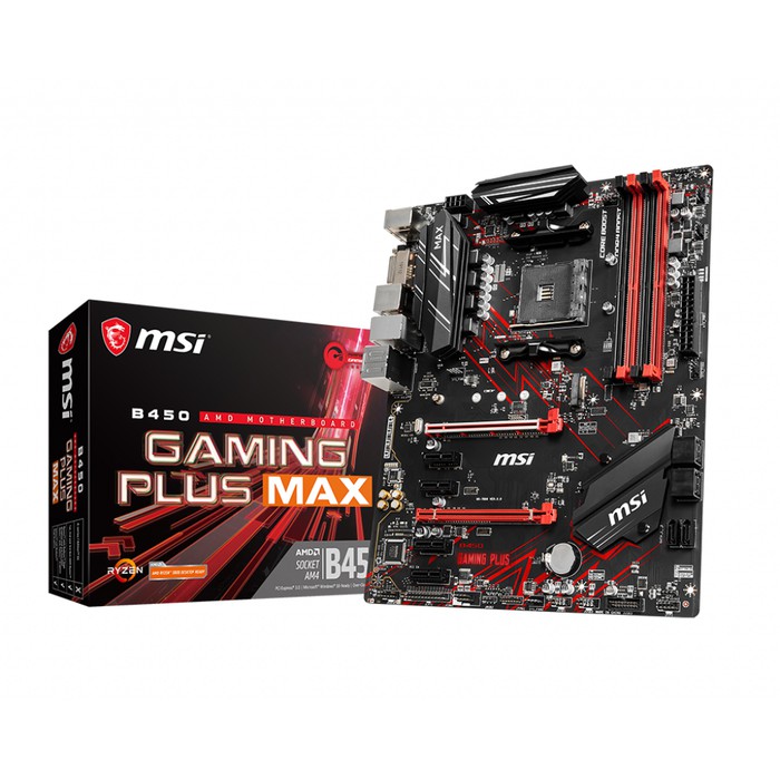 MOTHERBOARD AMD MSI B450 GAMING PLUS MAX