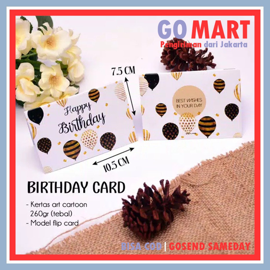 Kartu Ucapan Selamat Ulang Tahun Birthday Card [KRT01]