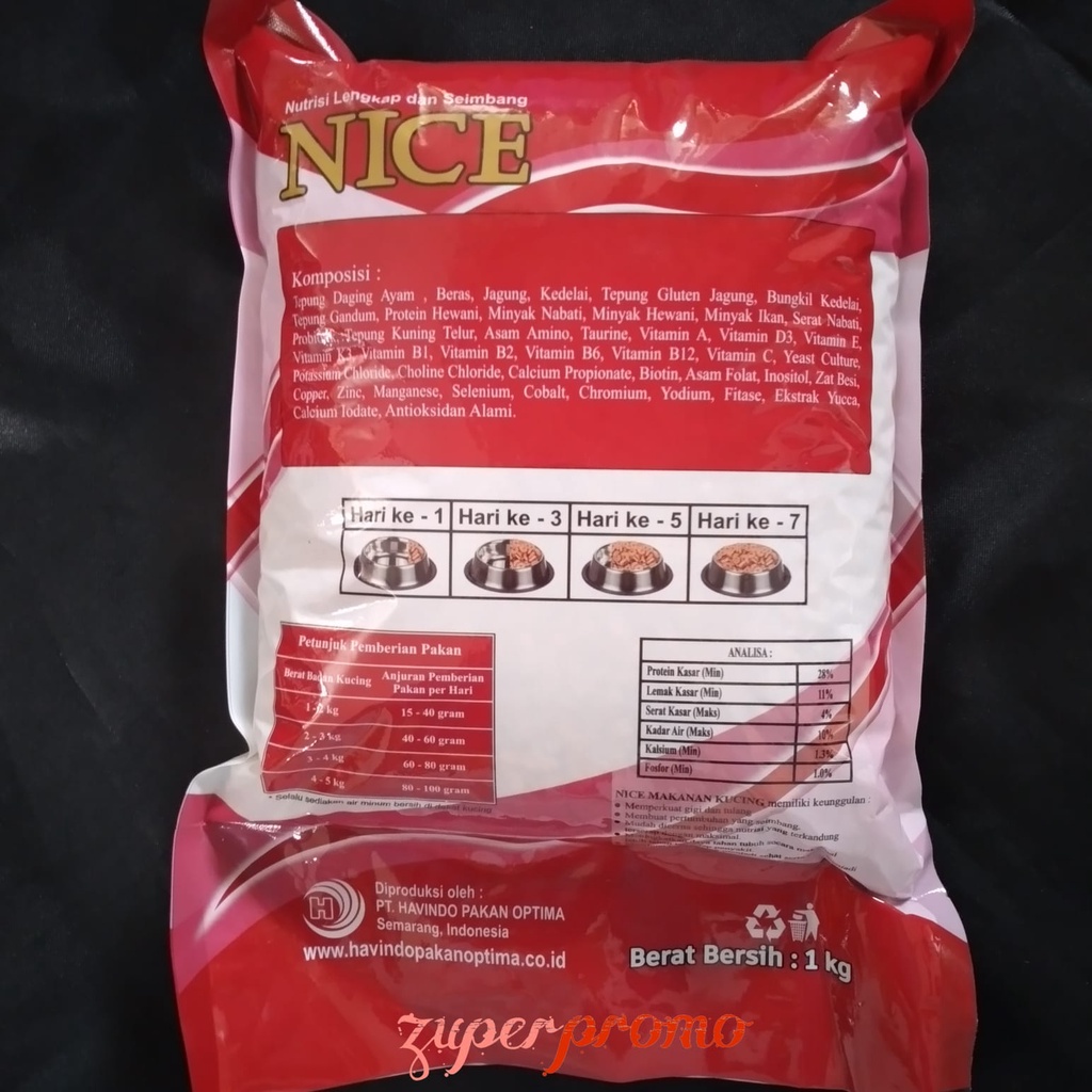 Nice Cat Seafood Repack 1kg