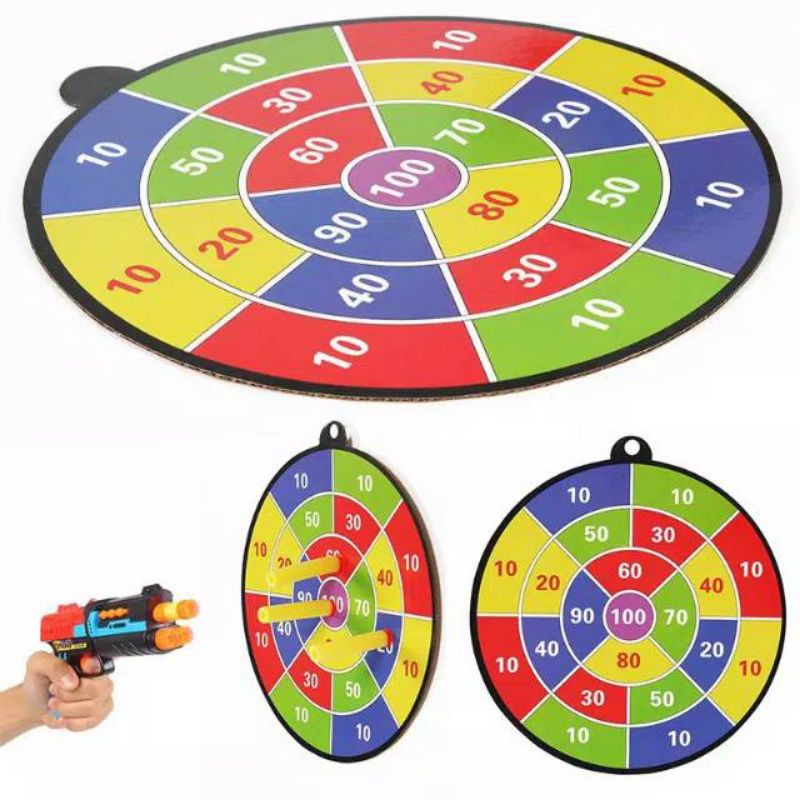 Papan tembakan nerf /target tembak tembakan nerf shot gun