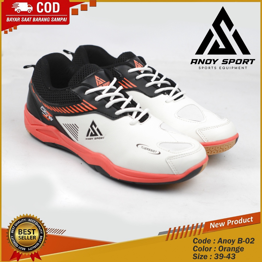 Sepatu Pria Anoy B-02 Sepatu Badminton Sepatu Olahraga Indoor Outdoor Pria Original