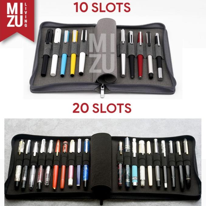 

KACO ALIO Tas Fountain Pen 10/20 Slots Storage Case Water Resistant