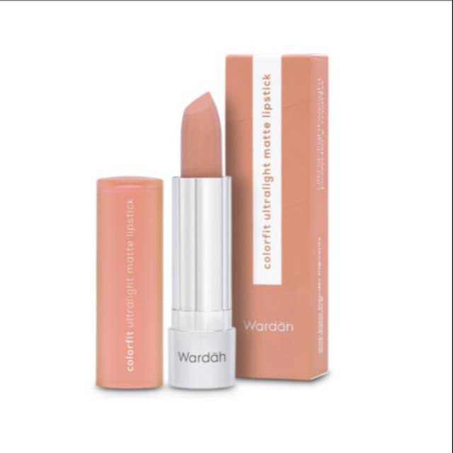 Wardah - Colorfit Ultralight Matte Lipstik 03. Caramel Nude