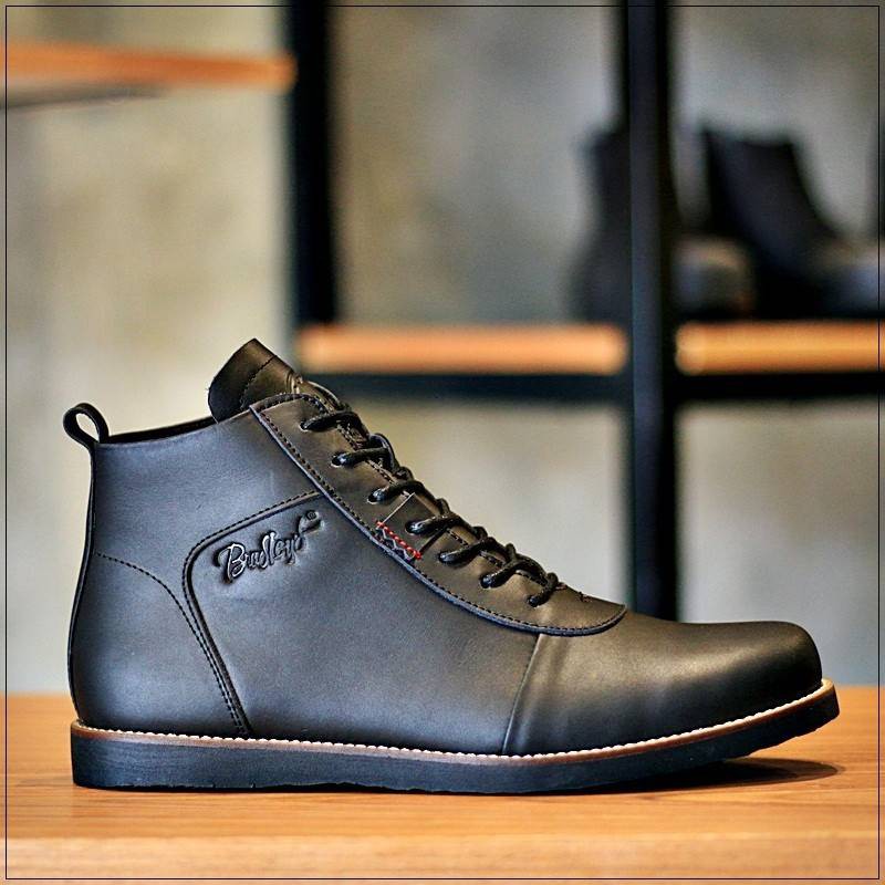 Sepatu Bradley's Anubis Boots Pria Kulit Premium Original