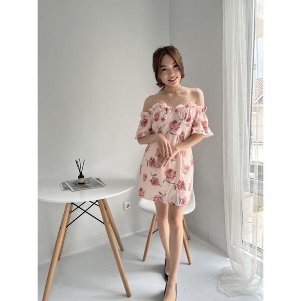 [ Keyclothingline ] Gloriosa Dress / Dress Wanita