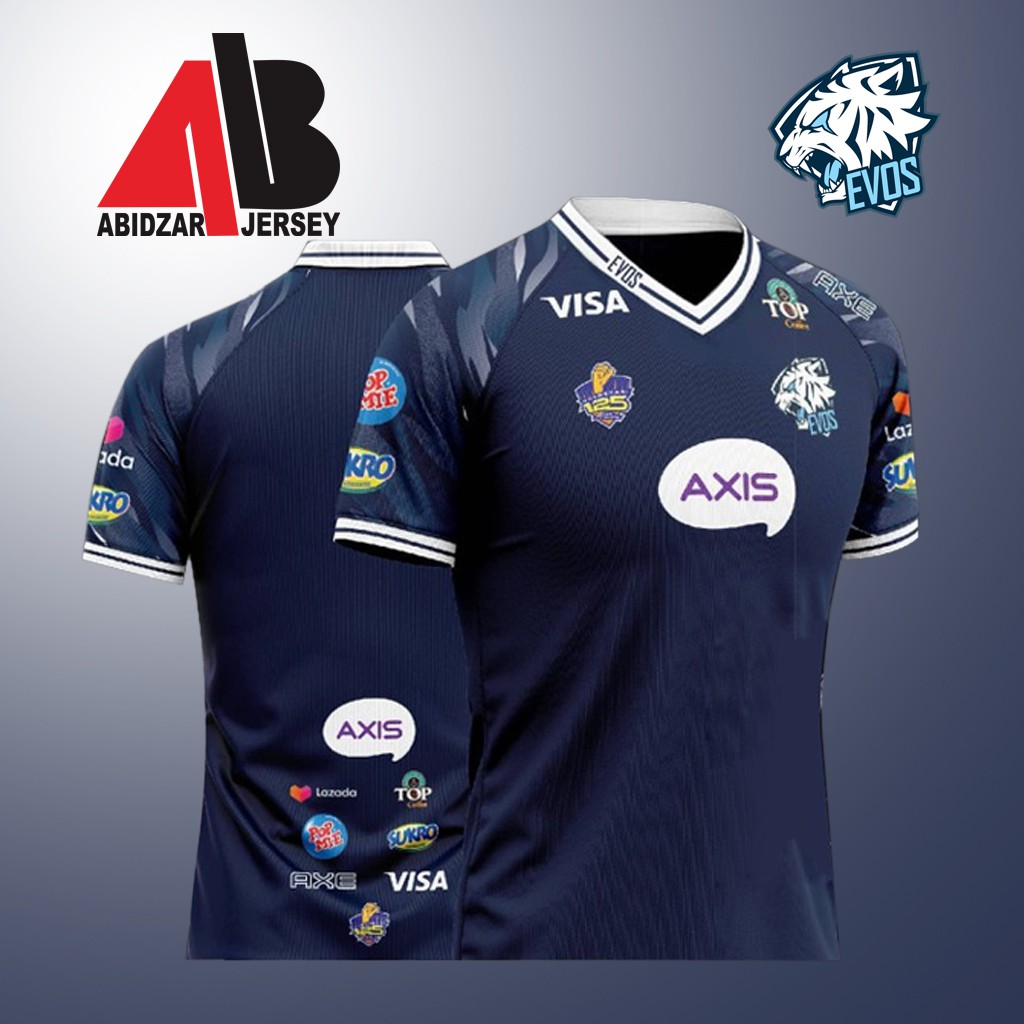 Jersey Evos terbaru 2021 game mobile legends Free fire custom nickname