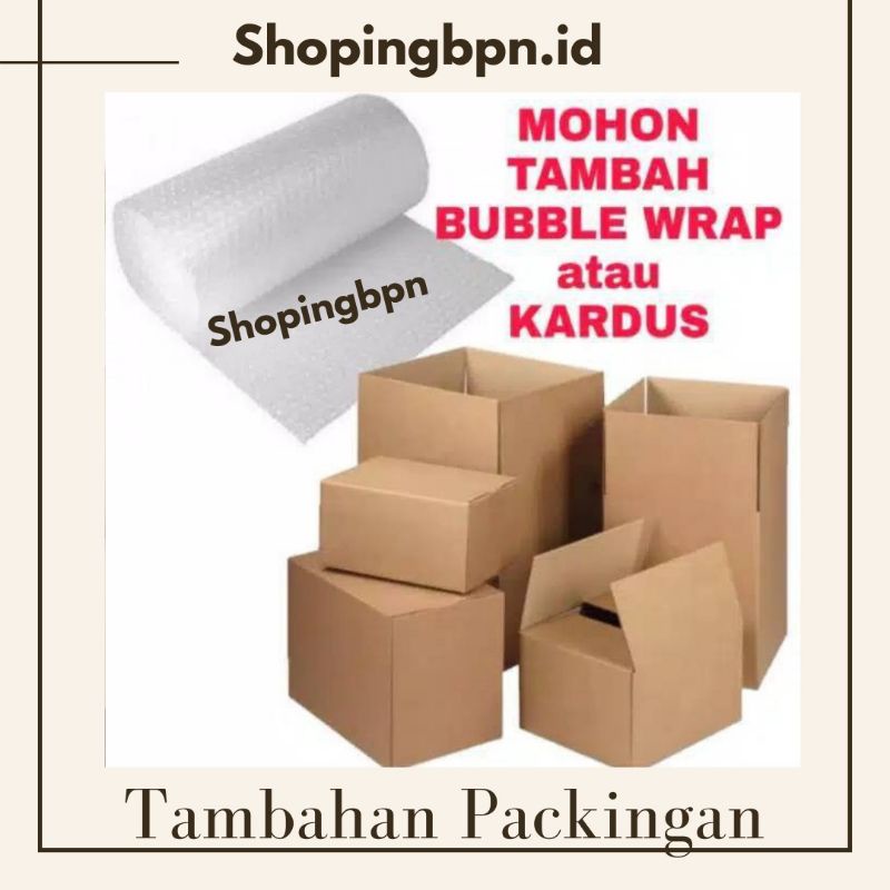 

[Shopingbpn] TAMBAHAN PACKINGAN - BUBBLE WRAP/DUS