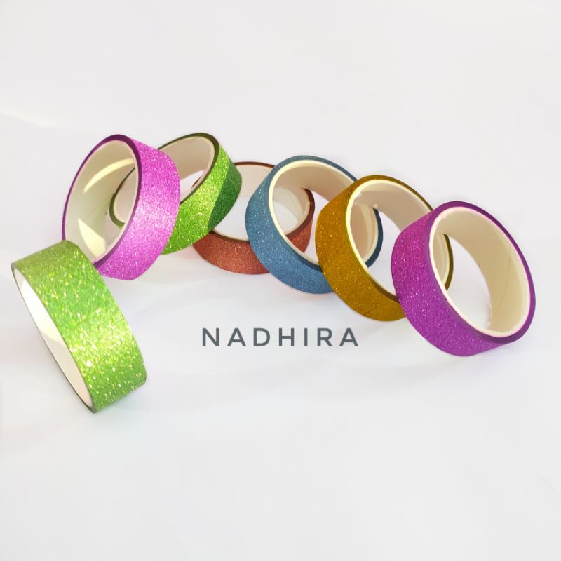 

CELLOTAPE GLITER WARNA POLOS