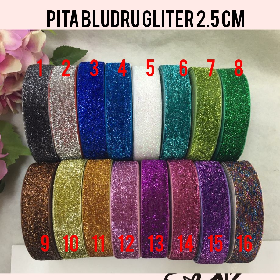 10 YARD - PITA BLUDRU GLITER | VELVET GLITER