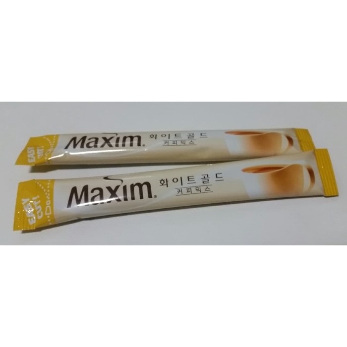 

ge01fgf Maxim White Gold Coffee Mix Korea Isi 20 Sachet Kopi Korea Rasa Enak Ds20X11