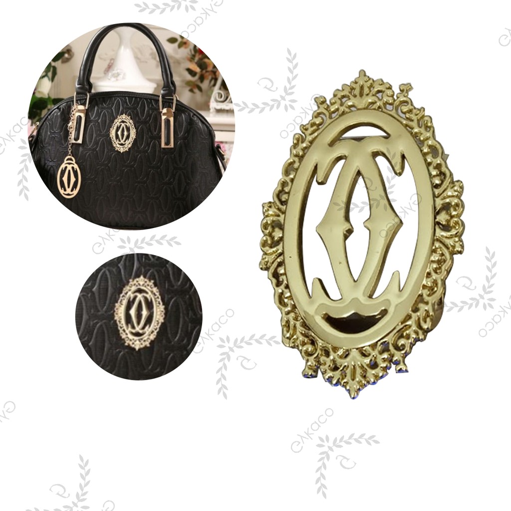 Aksesoris Tas M029 (Logo Tancap Merek YSL) - Aksesoris Tas &amp; Dompet Wanita Fashion (IMPORT)