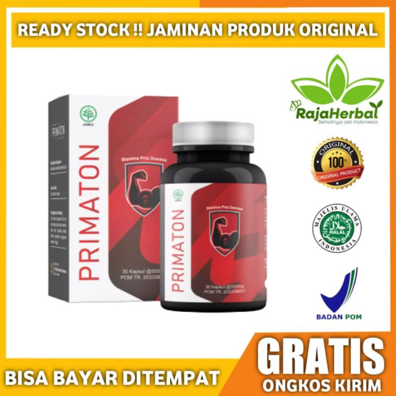 Primaton Obat Kuat Pria Herbal Tahan Lama Asli Original Membantu Meningkatkan Stamina Pria