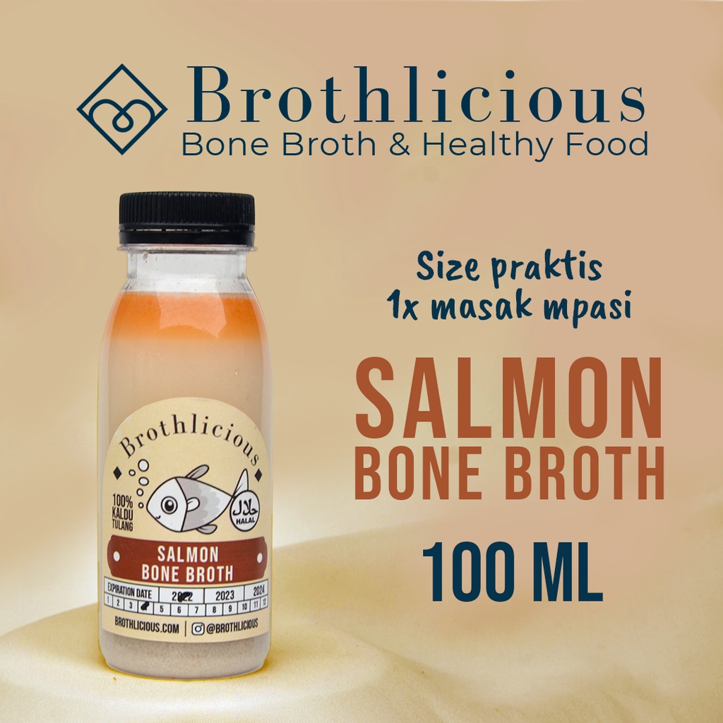 

Kaldu MPASI Salmon Bone Broth 100ml by Brothlicious