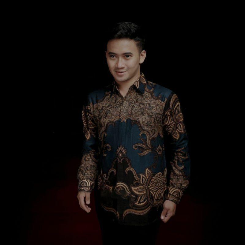 Baju Kemeja Batik Pria Dewasa Murah Lengan Panjang Modern Kondangan Mewah Premium